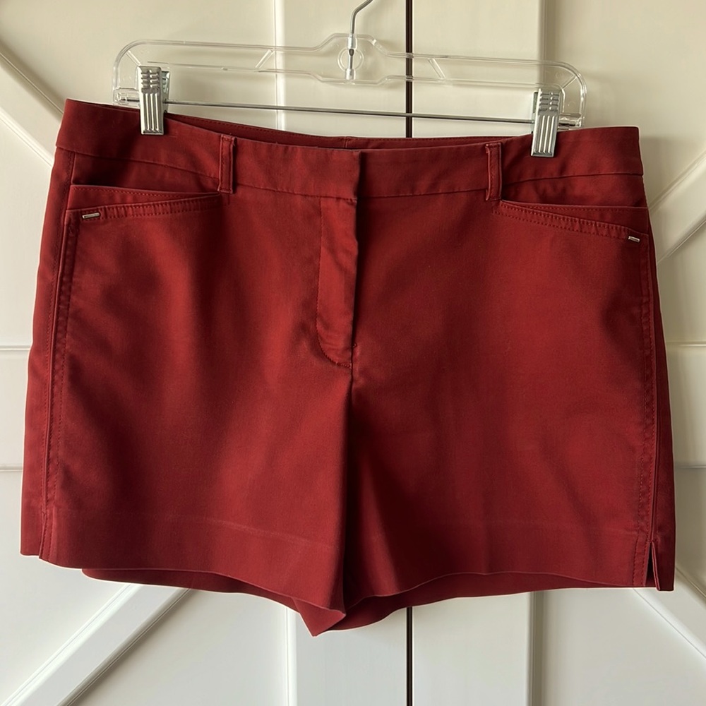 White House Black Market Red Shorts
